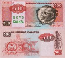 *500 Novo Kwanza Angola 1987, P123 UNC - Kliknutím na obrázok zatvorte -